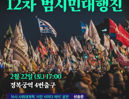 🔥윤석열 즉각 퇴진! 사회대개혁! 13차 범시민대행진🔥 3월1일 집중행동